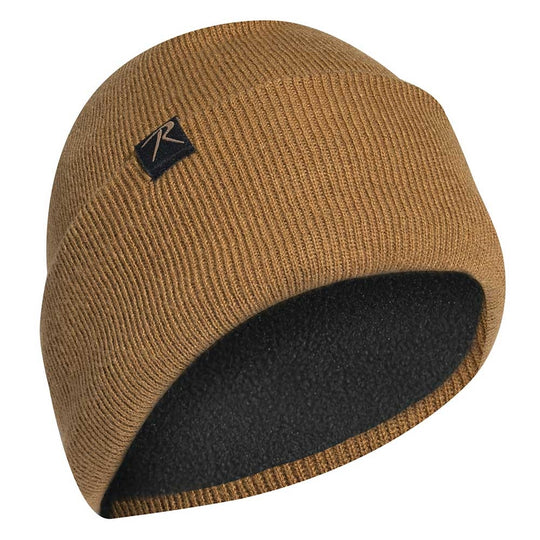 Rothco Coyote Brown Deluxe Fine Knit Fleece-Lined Watch Cap | 57871