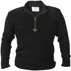 Rothco Black Acrylic Commando Sweater 3390