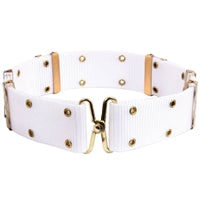 Rothco White Pistol Belt With Metal Buckles Belts - 9059