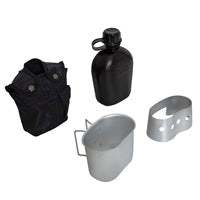 Rothco Black 4 Piece Canteen Kit 1144