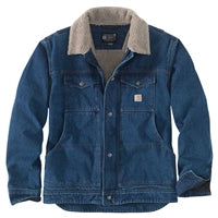 Carhartt Relaxed Fit Denim Sherpa-Lined Jacket 106323 men&