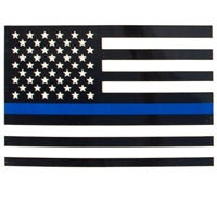 Rothco Transparent Thin Blue Line Flag Decal 12931