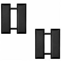 Black Metal Rank Captain Insignia  BM-118