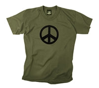 Rothco Olive Drab Peace Sign T-Shirt - 60057