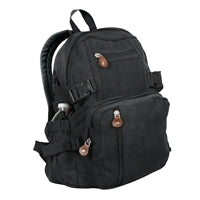 Rothco Black Vintage Mini Backpack 9153