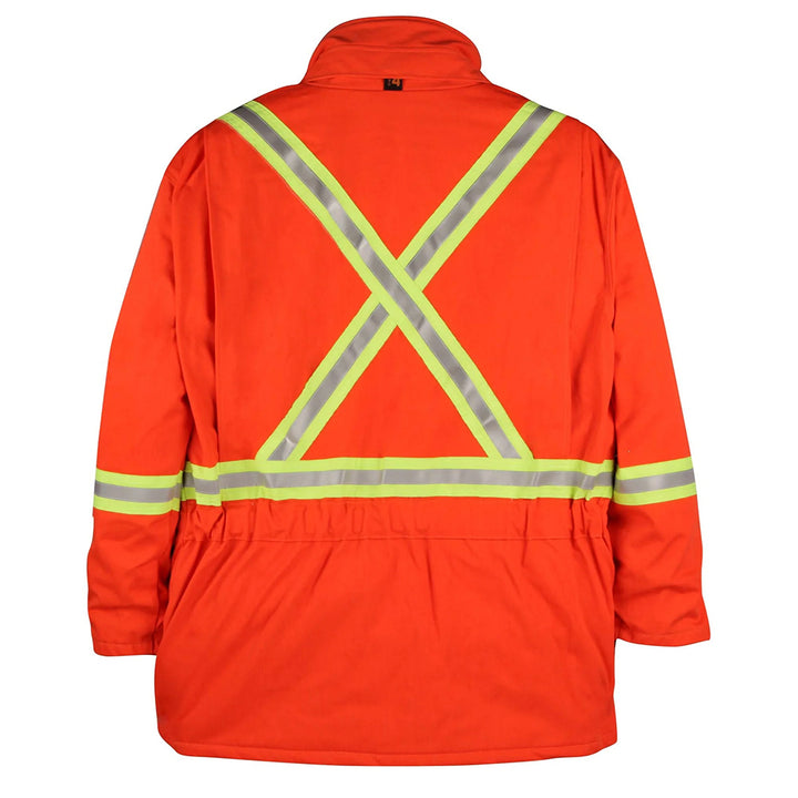 Big Bill Flame, Wind, and Rain Resistant Westex UltraSoft AllOut Arctic Parka with Reflective Tape M305NEX