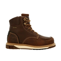 Georgia AMP LT Wedge 6 Inch Waterproof Lace Up Moc Toe Work Boot GB00429