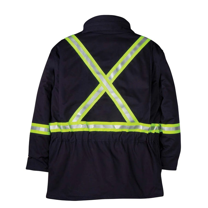 Big Bill Flame, Wind, and Rain Resistant Westex UltraSoft AllOut Arctic Parka with Reflective Tape M305NEX