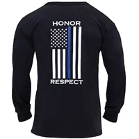Rothco Thin Blue Line Honor and Respect T-Shirt 4785
