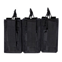 Rothco Black Triple Kangaroo Mag Pouch - 41008