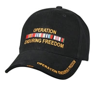 Rothco Black Enduring Freedom Cap - 9425