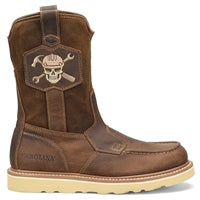 Carolina CA7044 Flatiron 10 Inch Moc Toe Wedge Ranch Wellington Work Boot