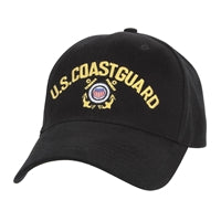 Rothco Black Coast Guard Cap - 9294