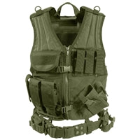 Rothco Olive Drab Tactical Cross Draw Vest 4591