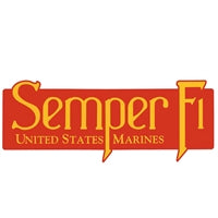 United States Marines Semper Fi Window Decal D31-M