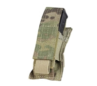 Condor Multicam Single Pistol Mag Pouch MA32-008 with Adjustable Flap