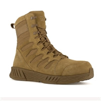 Reebok Floatride Energy 8 Inch Composite Toe Side Zipper Wedge Sole Tactical Work Boot RB4360