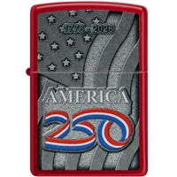 Zippo America250 Stars and Stripes Design - 47290