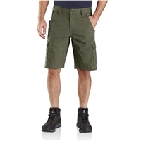 Carhartt Rugged Flex Relaxed Fit Ripstop Cargo Short 104727 Stretch Ripstop Cargo Work Shorts with Cordura Reinforced Pockets