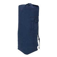 Rothco Navy Canvas Double Strap Duffle Bag - 3641