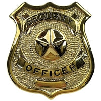 Rothco Gold Security Officer Badge 1905