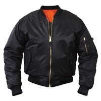 Rothco Kids Black MA-1 Flight Jacket - 7311
