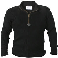 Rothco Black Acrylic Commando Sweater 3390