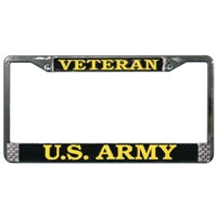 Mitchell Proffitt US Army Veteran License Plate Frame LFAV