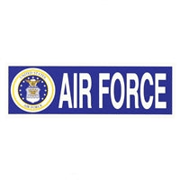 US Air Force with Crest Logo Bumper Sticker D72-AF