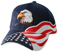America FLAG-EAGLE Ball Cap BCD-184