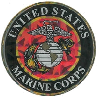 United States Marine Corps Bumper 3D Sticker AE-05