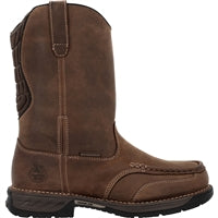 Georgia Athens 360 11 Inch Moc Toe And Nano Composite Toe Waterproof Pull On Work Boot GB00739