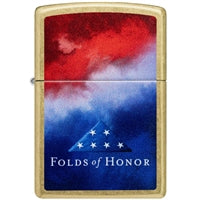 Zippo  Folds of Honor Clouds Design Lighter - 47095