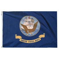 Valley Forge Perma-Nyl 3x5 FT Nylon Navy Flag 335236910