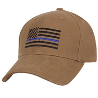 Rothco Thin Blue Line Flag Low Profile Cap 4372