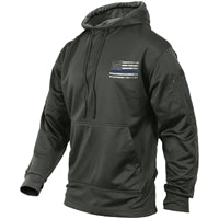 Rothco Grey Thin Blue Line Concealed Carry Hoodie 52075