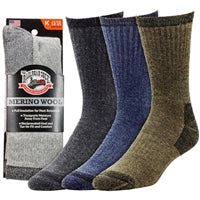 Railroad Socks King Size  Merino Wool Crew Socks  2965K