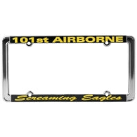 101st Airborne Screaming Eagles License Plate Frame LFATH-12