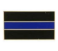USA Blue Line Honor Flag-Pin - P02019