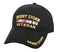 Rothco Black Desert Storm Veteran Cap 9323