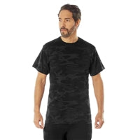 Rothco Midnight Black Camouflage T-Shirt 12310