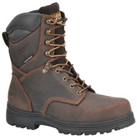 Carolina CA3534 Surveyor Waterproof 8 Inch Steel Toe Insulated Brown Leather Work Boots