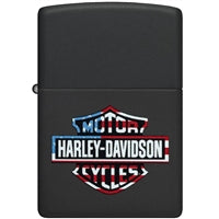 Zippo Harley-Davidson Flag Logo Design Lighter - 47101