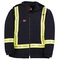 Big Bill FR Fleece Jacket with Reflective Material BK460PTF
