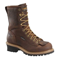 Carolina CA8824 8 Inch Waterproof Lace-to-Toe Logger Work Boots