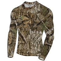 ColdPruf Camo Base Layer Crew Top - 83A