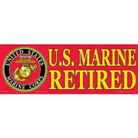 U.S. Marines RETIRED Bumper Sticker BM0065