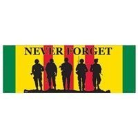 Vietnam Veteran Flag Bumper Sticker - BM0067