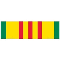 Vietnam Veteran Service Ribbon Bumper Sticker BM0144