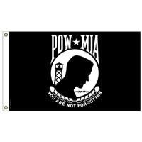Pow-Mia Flag Nylon-Glow F3207-05